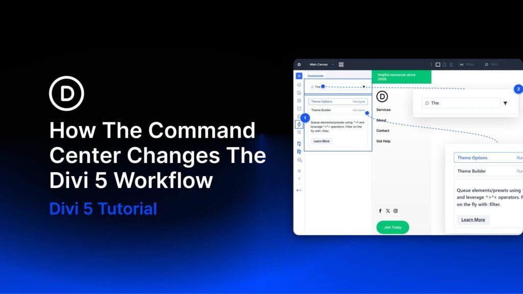 How The Command Center Changes The Divi 5 Workflow