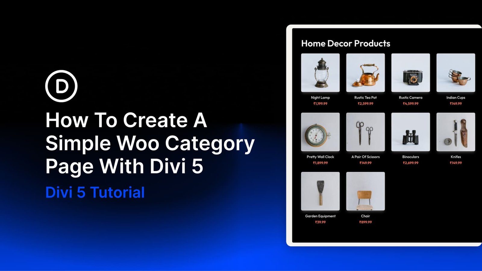 How To Create A Simple Woo Category Page With Divi 5