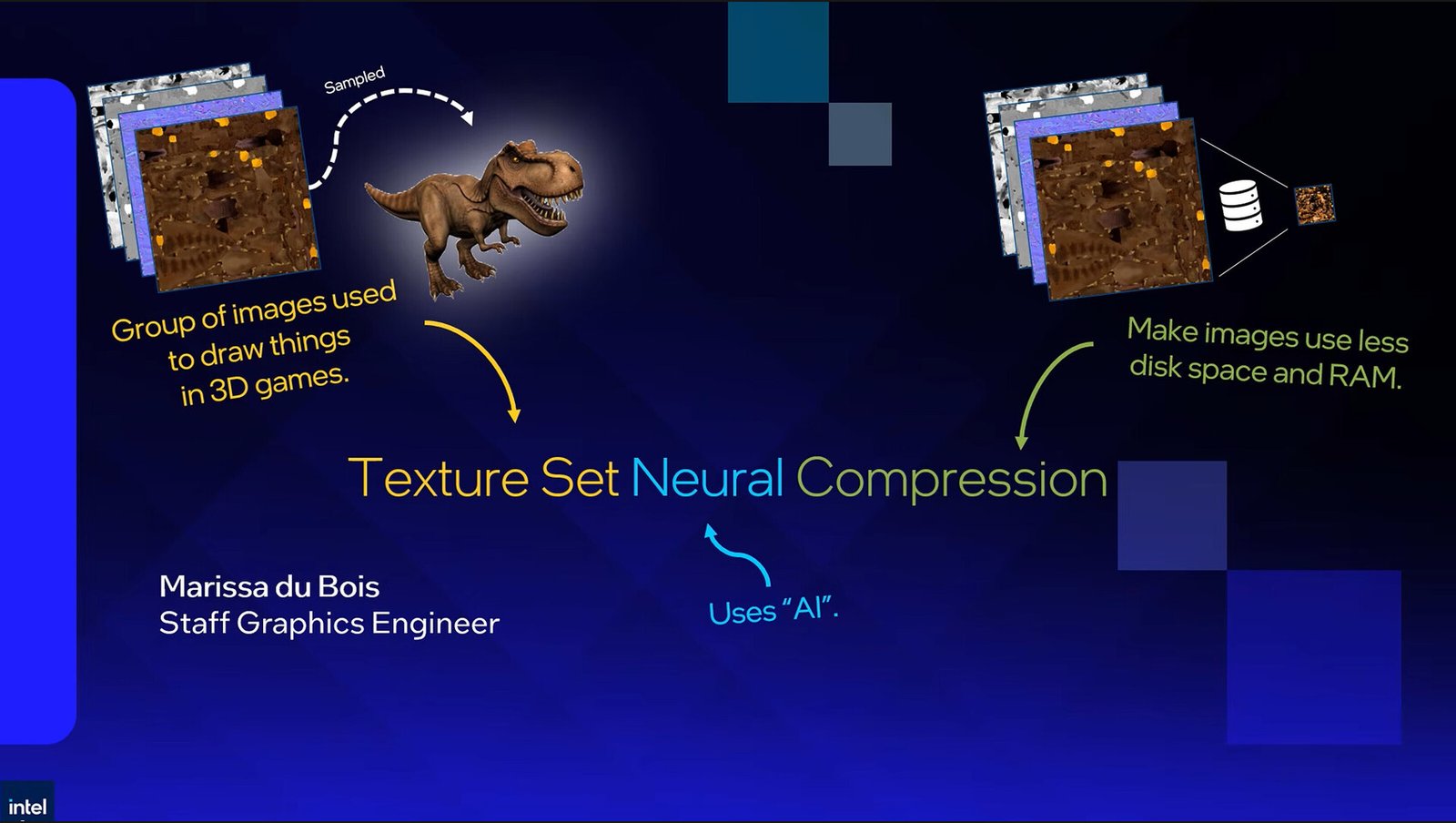 Intel Texture Set Neural Compression Shrinks Textures by Up to 18x with Minimal Quality Loss