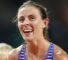 Great Britain's Jess Warner Judd smiles after finishing eighth in the women's 10,000m final at the 2023 World Athletics Championships in Budapest