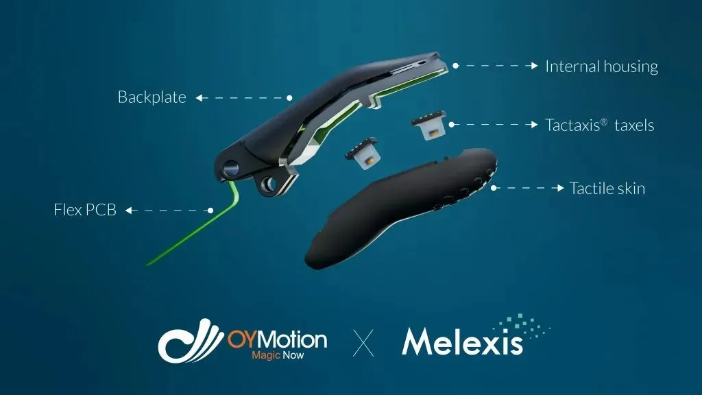 Melexis hooks up with OYMotion on robotic hands
