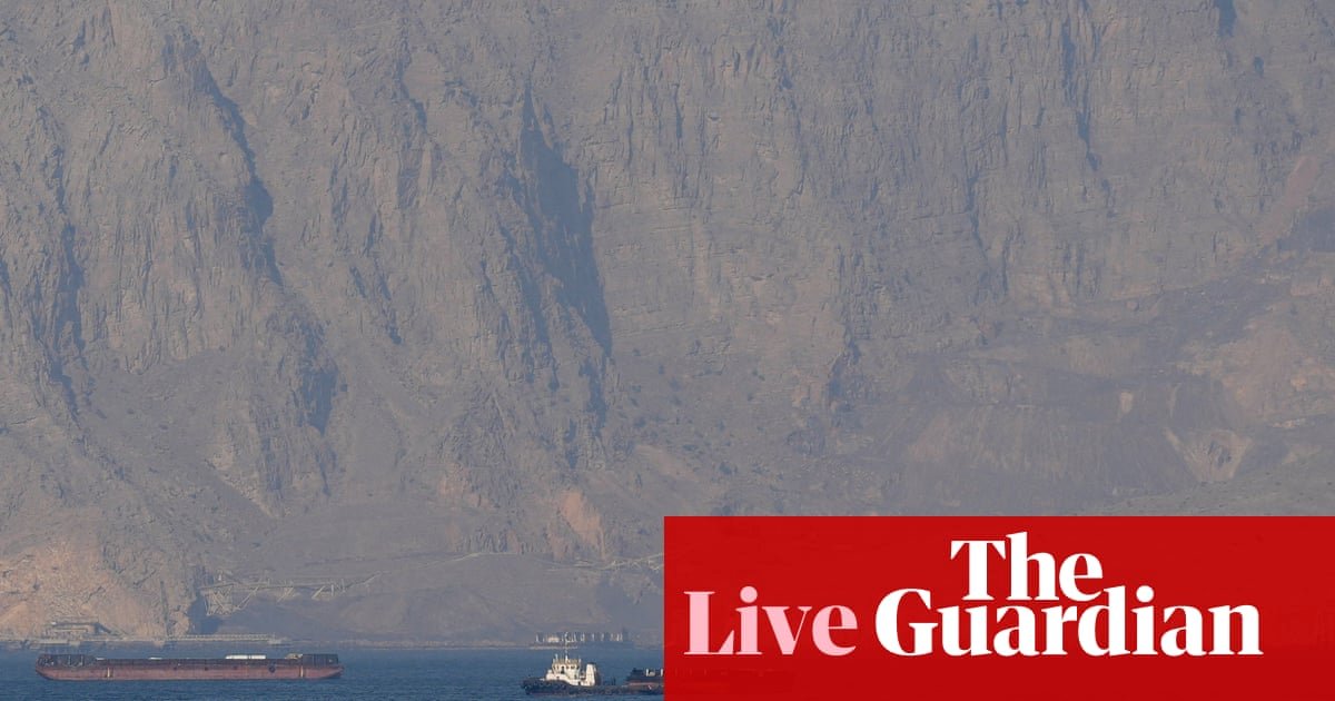 Middle East crisis live: Iran says handing over enriched uranium a ‘non-starter’ as strait of Hormuz remains shut | US-Israel war on Iran