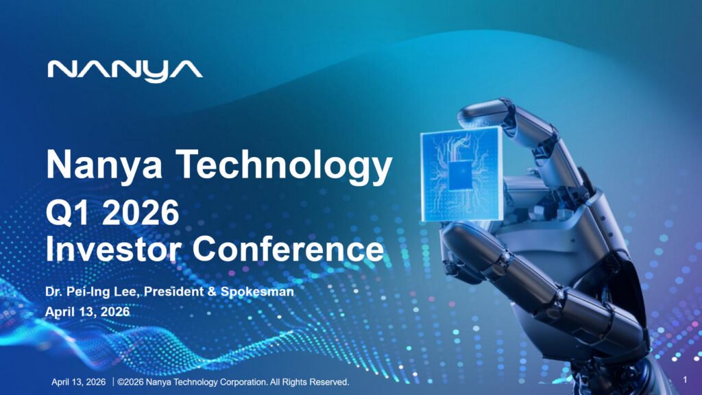 Nanya Reports Q1 2026 Revenue Up 63%, Bit Shipments Decline Slightly