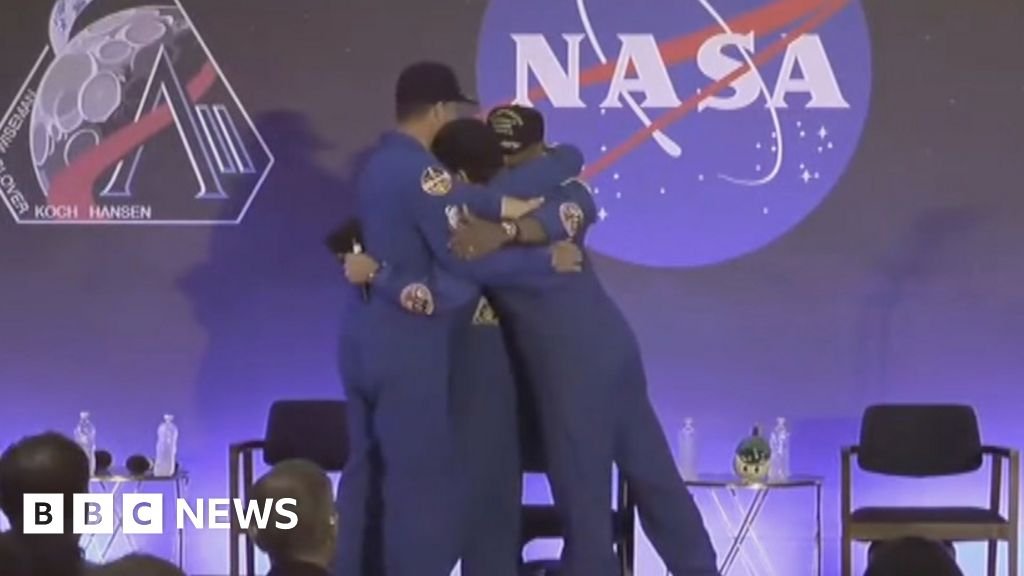 Nasa's Artemis crew welcomed back to Planet Earth in Houston