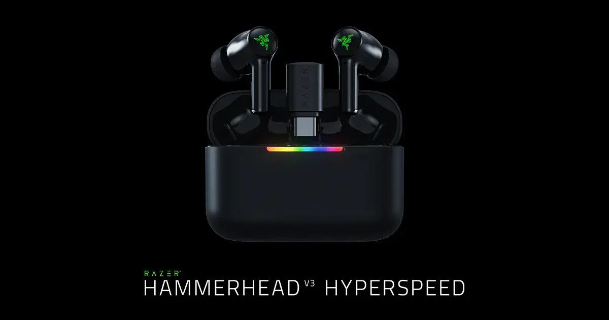 Razer Unveils Hammerhead V3 HyperSpeed Gaming Earbuds