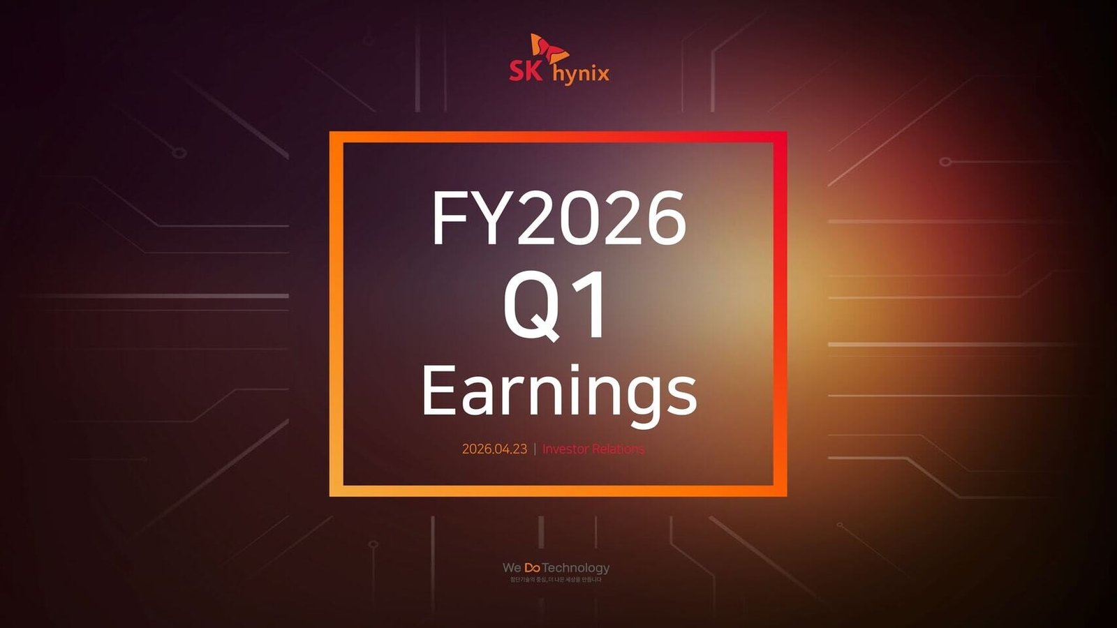 SK hynix Announces 1Q26 Financial Results