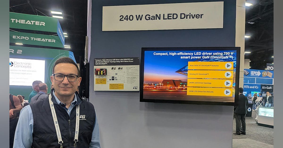 STMicro Advanced GaN Capabilities Showcased at APEC 2026