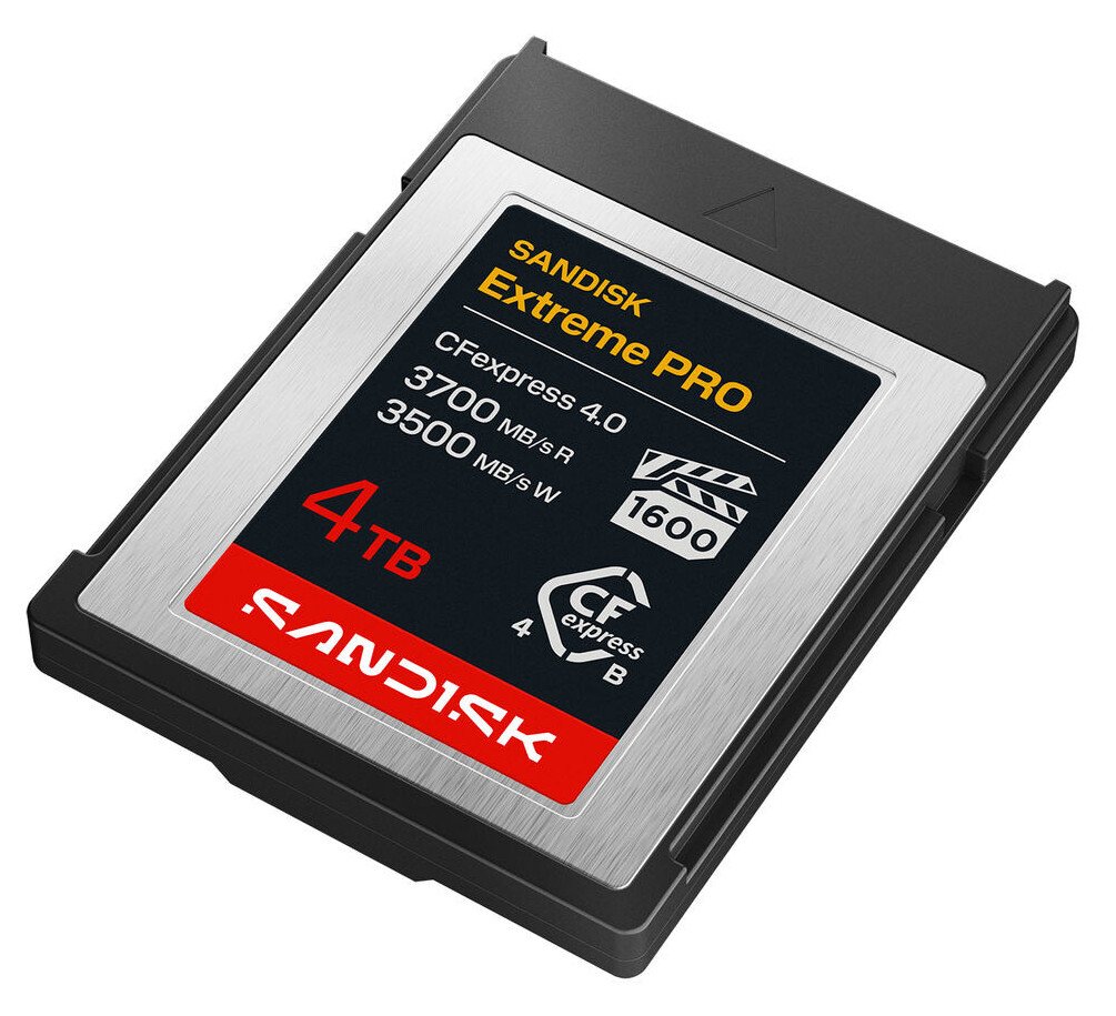 Sandisk Introduces Extreme PRO CFexpress 4.0 Type B Cards Up to 4 TB