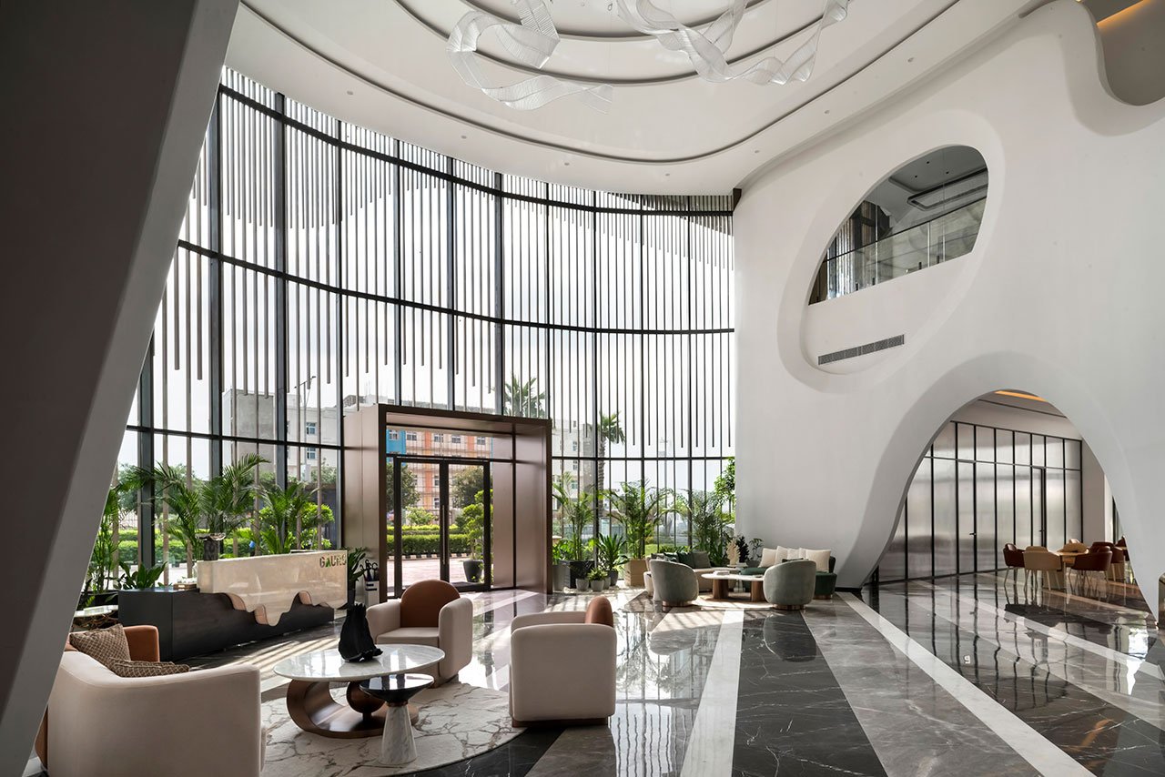 This Sales Gallery in India Takes Cues From Organic Forms