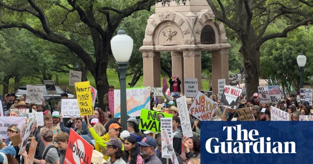 Thousands in Texas protest against border wall through national park: ‘big love for Big Bend’ | Texas
