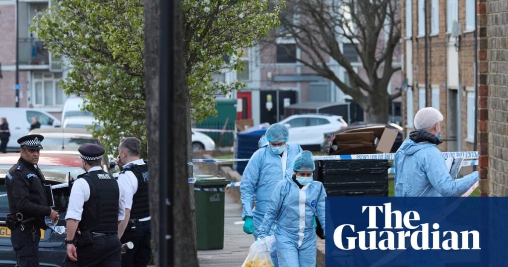 Three teenagers arrested after 14-year-old boy shot dead in south-east London | UK news