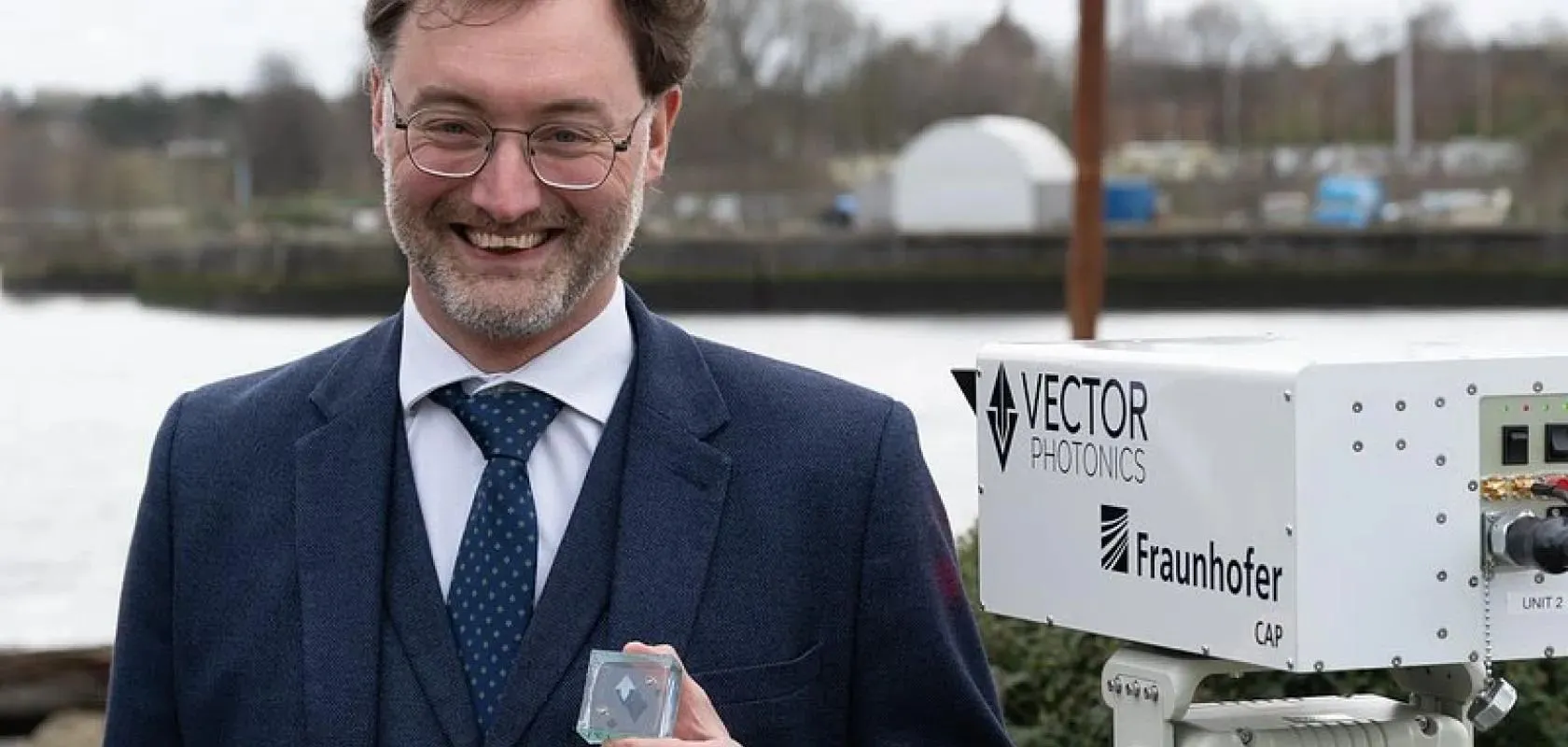 Vector Photonics’ PCSELs transmit secure data across the Clyde