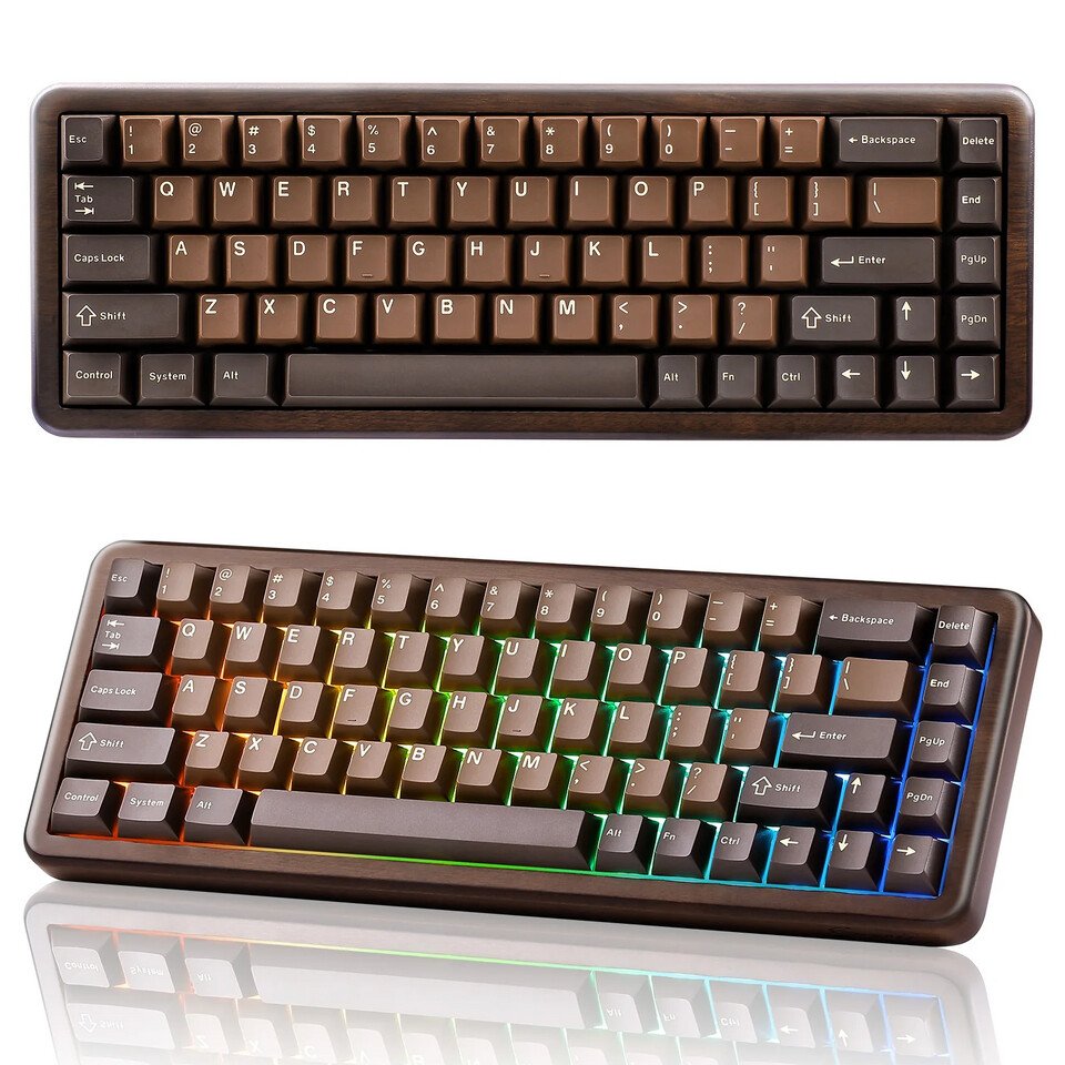 Yunzii Launches Wood 68 and Wood 84 Wireless Mechanical Keyboards