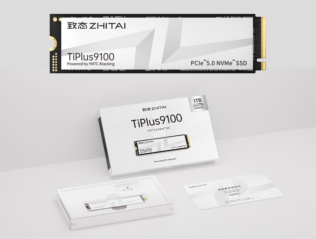 Zhitai Launches TiPlus 9100 PCIe 5.0 M.2 NVMe SSD Series