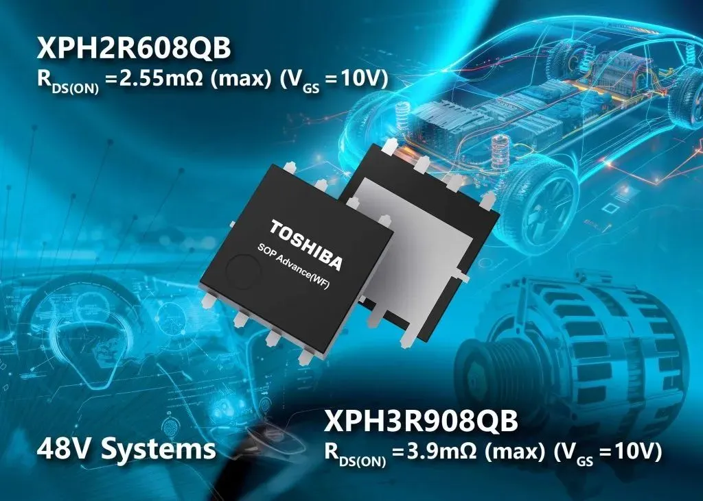 AEC-Q101 80V N-channel MOSFETs for 48V systems