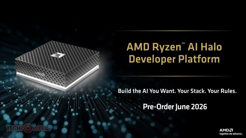 AMD Announces Ryzen AI Halo, the Compact DGX Spark and Mac Mini Rival