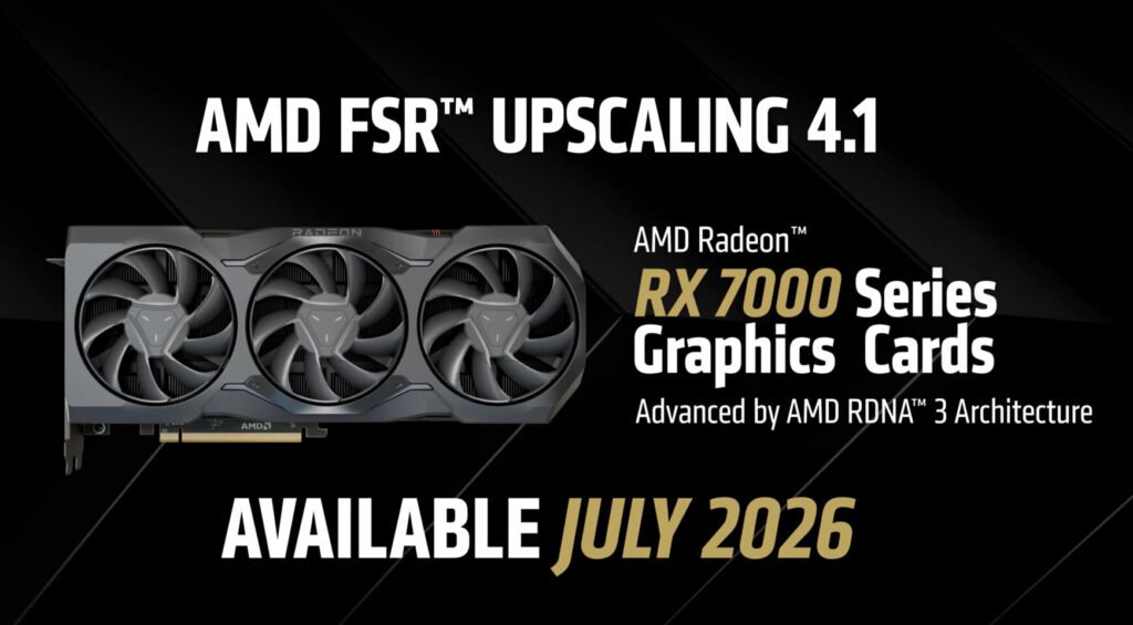 AMD FSR Upscaling 4.1 Officially Arrives to Radeon RX 7000/6000 GPUs