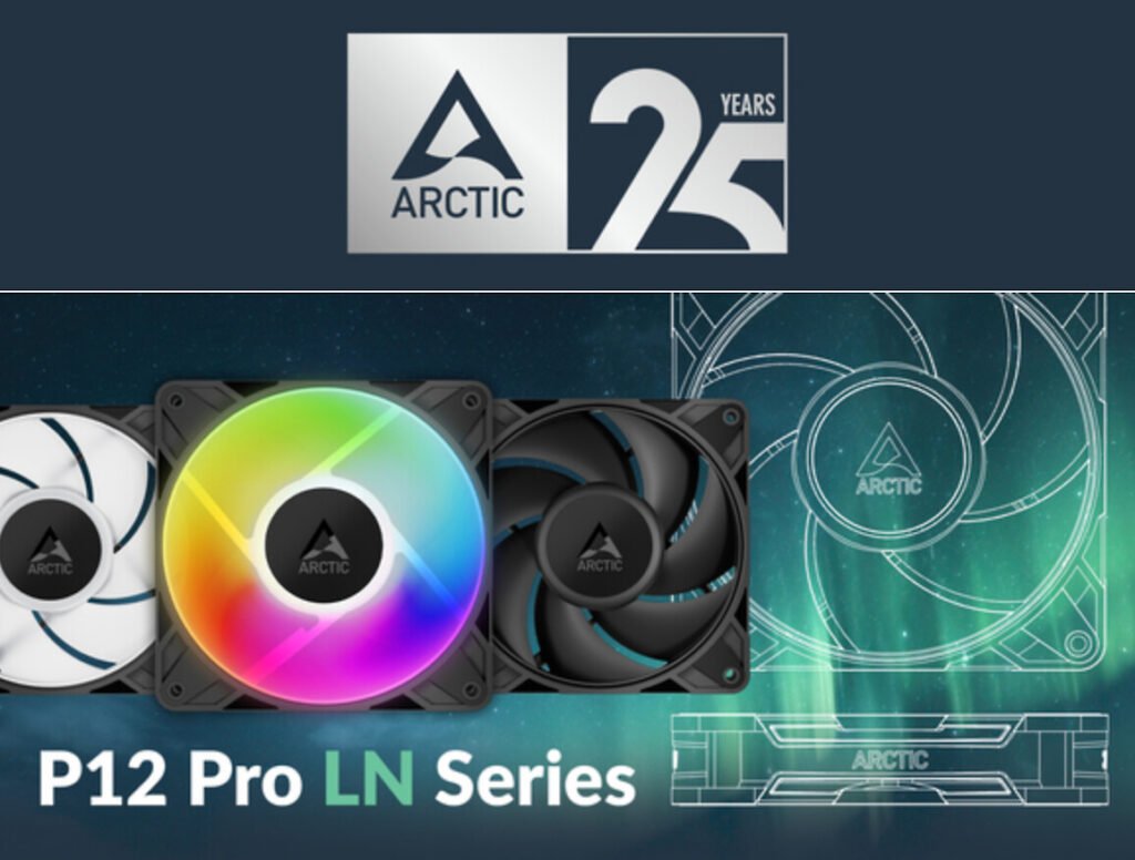 Arctic Releases P12 Pro LN Fan Series with Optimized Speed Range