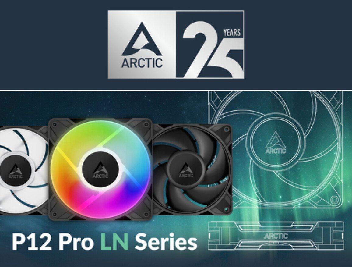 Arctic Releases P12 Pro LN Fan Series with Optimized Speed Range