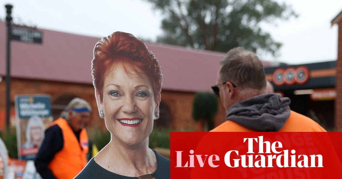 Australia news live: poll puts One Nation ahead of Labor as Joyce says party would ditch ‘most of Labor’s budget’ | Australia news