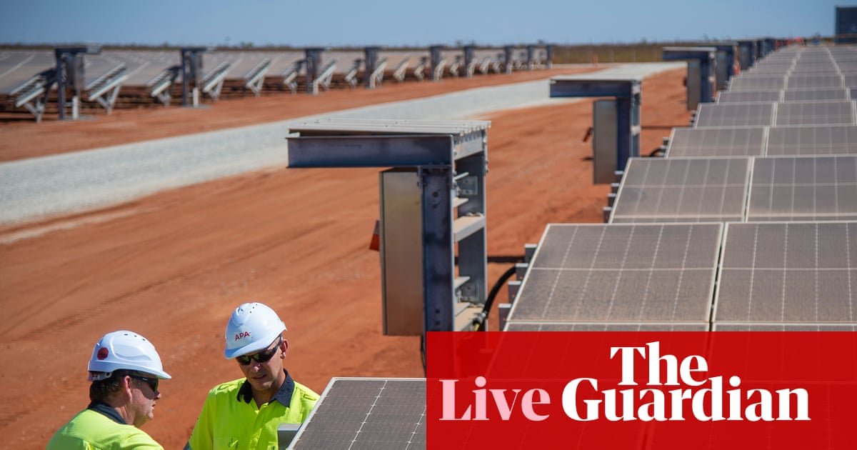 Australia politics live: household energy bills to fall up to 10% in July as renewables, batteries soar; WiseTech staff face AI redundancy | Australia news