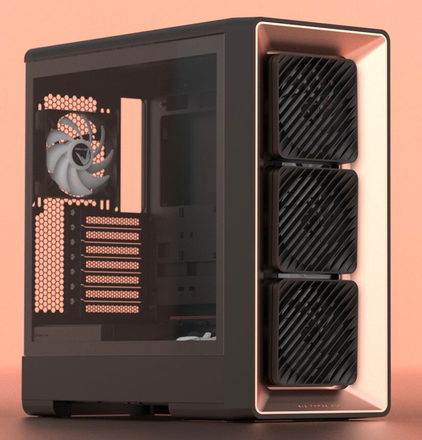 Formula V Line to Preview Air Power G10 Case with Tilting Front Intake Fans
