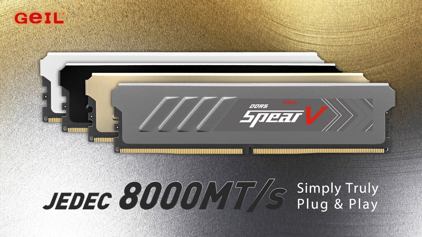 GeIL Announces JEDEC Standard 8000 MT/s Memory and the AQUARIUS Diamond RGB Series at Computex 2026