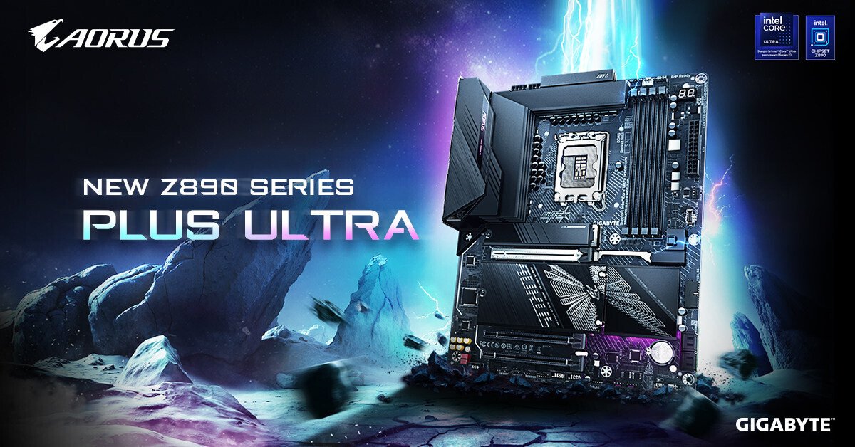 Gigabyte Unveils Z890 PLUS Series Motherboards
