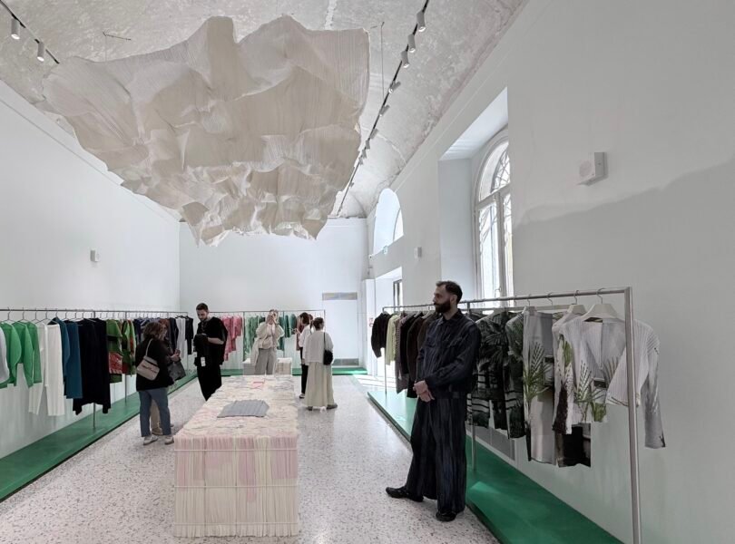 Issey Miyake's Milan Shop Transformed Paper Into Marble