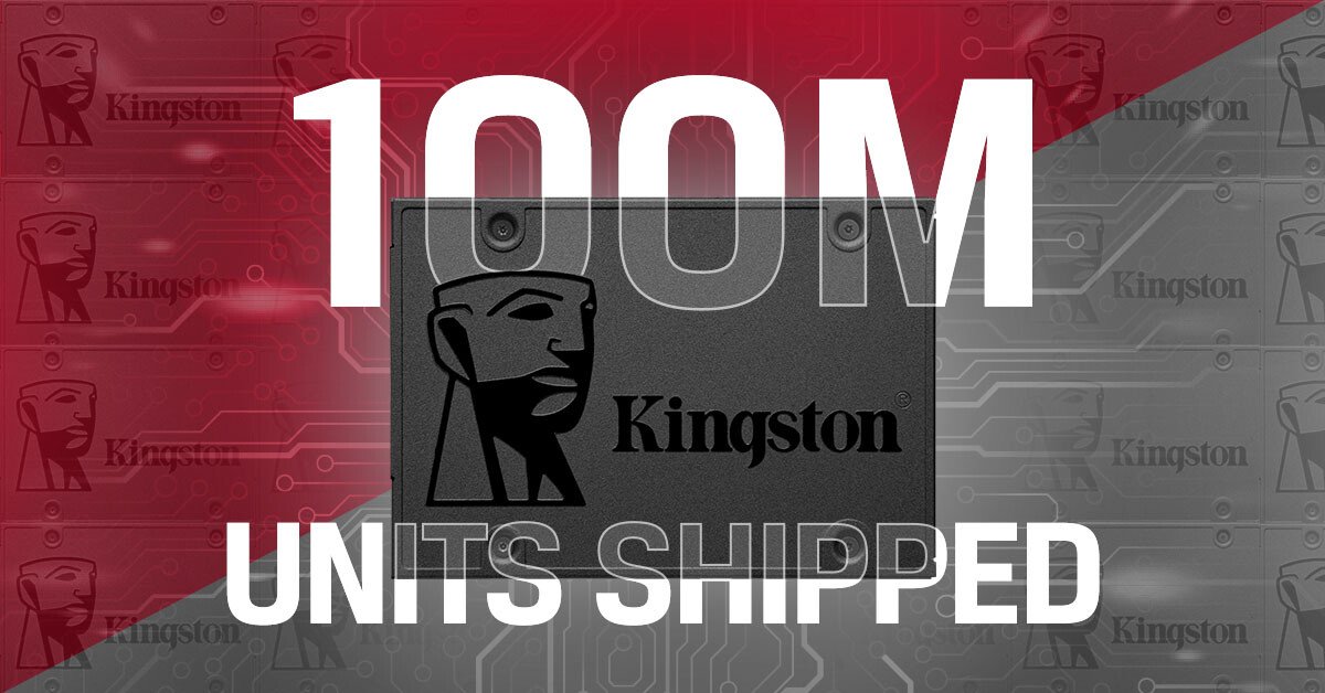 Kingston Ships its 100 Millionth A400 SATA SSD