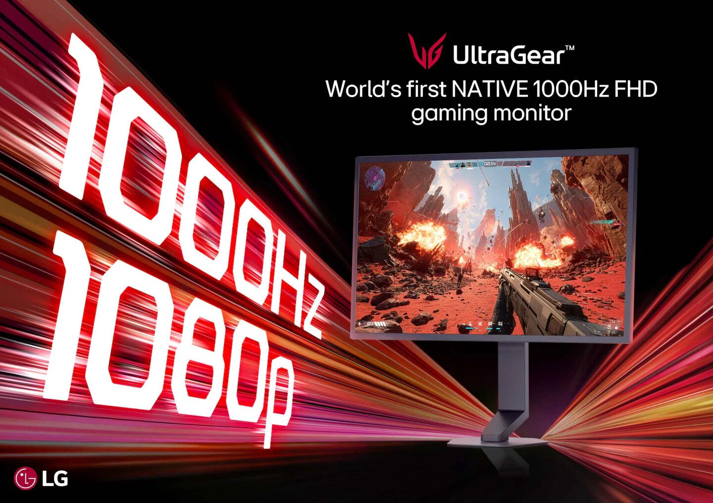 LG Electronics Introduces World's First Native 1000 Hz Full HD Gaming Monitor
