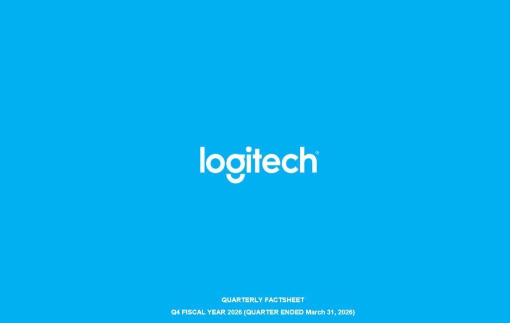 Logitech Announces Q4 and Full Fiscal Year 2026 Results