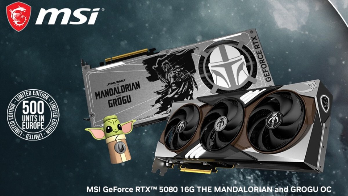 MSI Launches Limited Edition GeForce RTX 5080 16G The Mandalorian and Grogu OC Graphics Card
