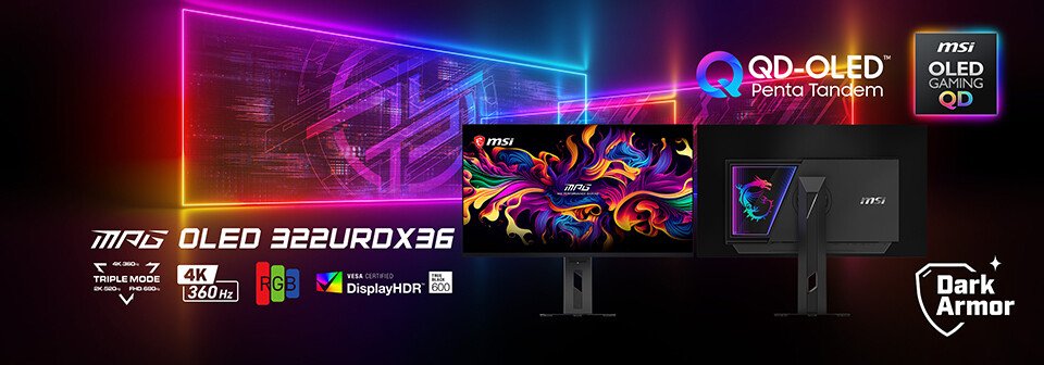 MSI to Debut World's First Triple Mode QD-OLED Gaming Monitor at Computex