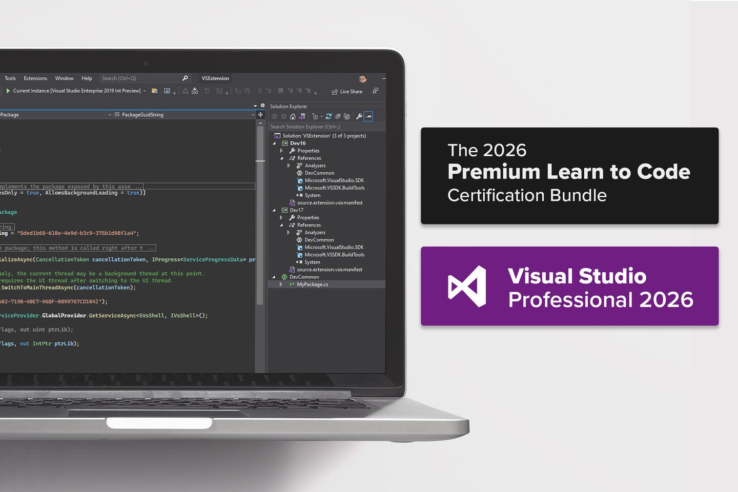 Microsoft Visual Studio Professional 2026 + 15 Coding Courses Just $50