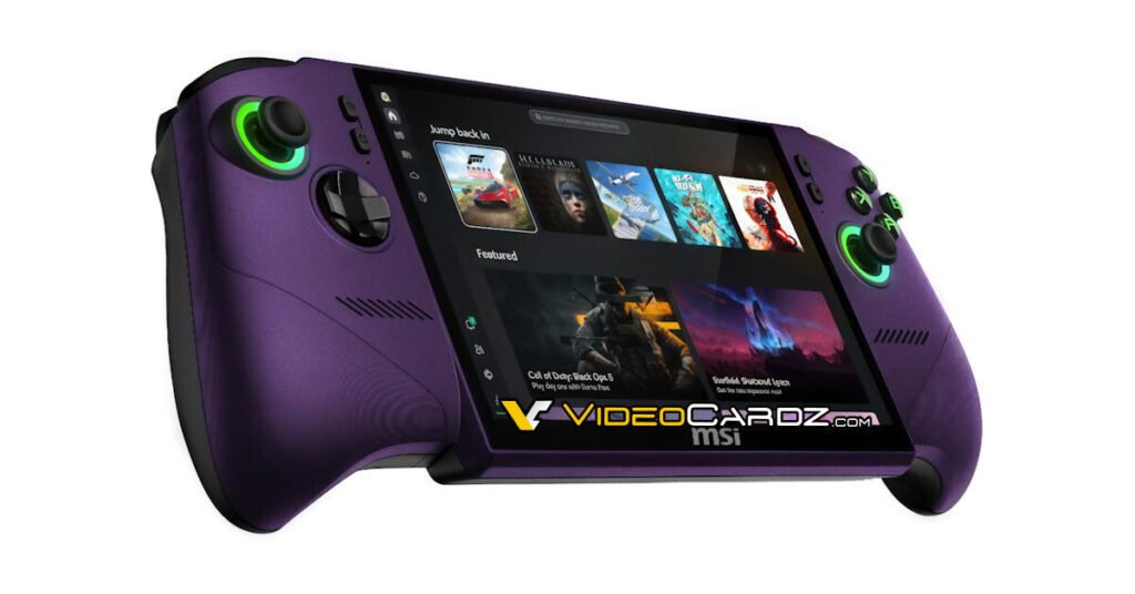 More Leaks Reveal MSI Claw 8 Gaming Handheld With Arc G3 Update