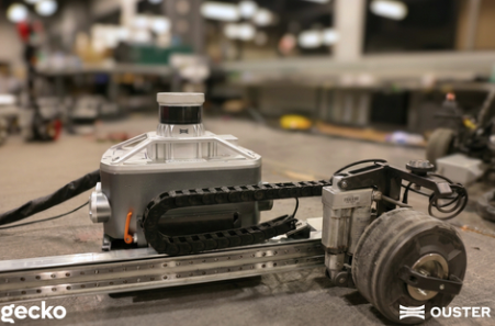 Ouster lidar for Gecko robots improves detect and repair