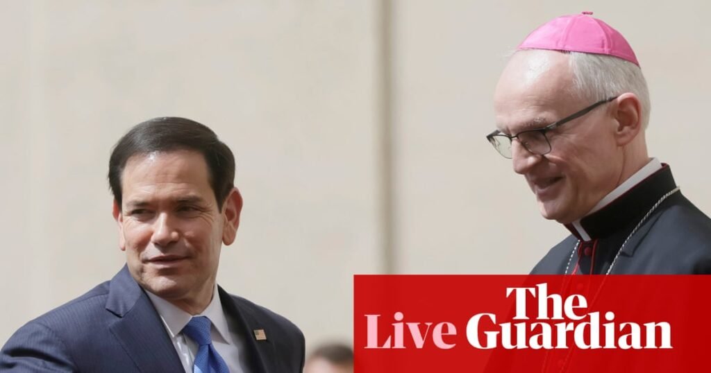 Rubio set to meet Pope Leo in bid to ease tensions after Trump’s criticism of the pontiff - Europe live | World news