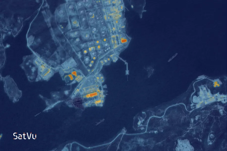 SatVu's HotSat-2 First Light images examine strategic energy sites