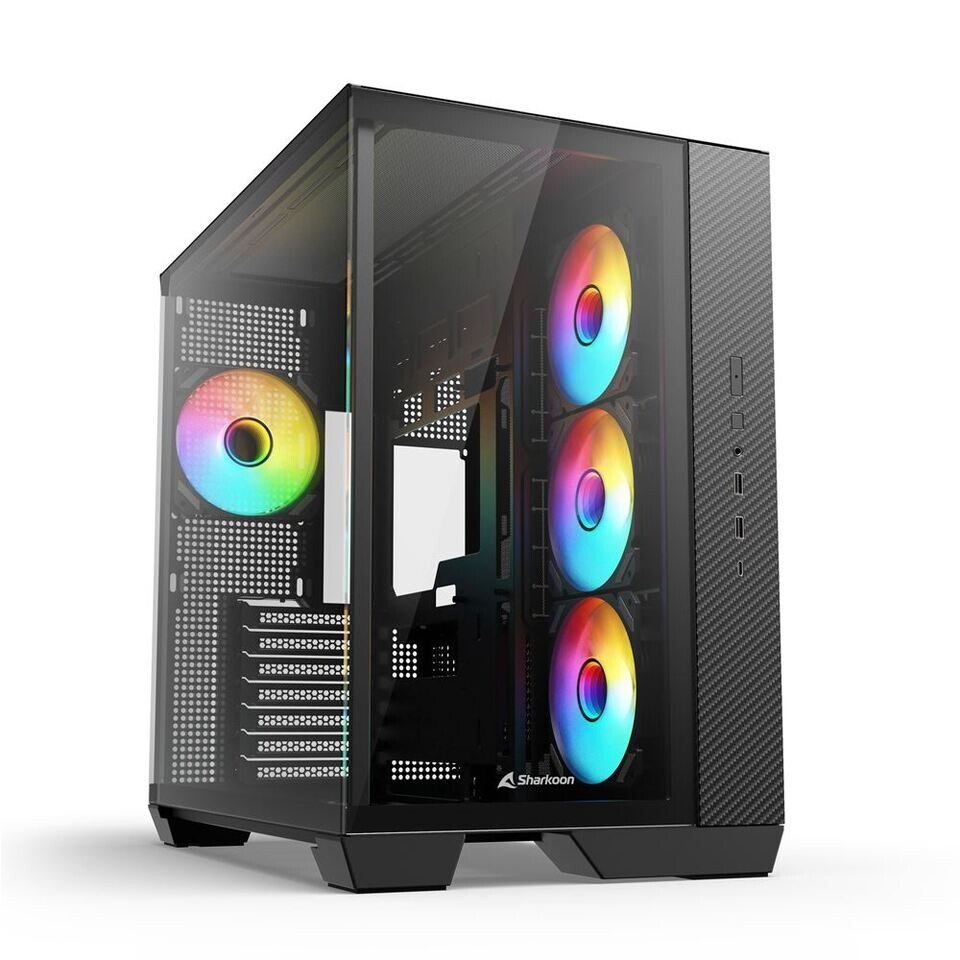 Sharkoon Releases New Steel Shark Dual-Chamber ATX PC Case