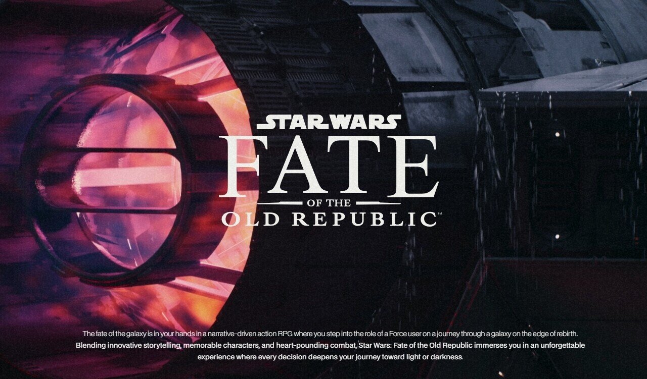 Star Wars: Fate of the Old Republic Director Hints at Tight, Focused Experience: "Bigger Isn't Better
