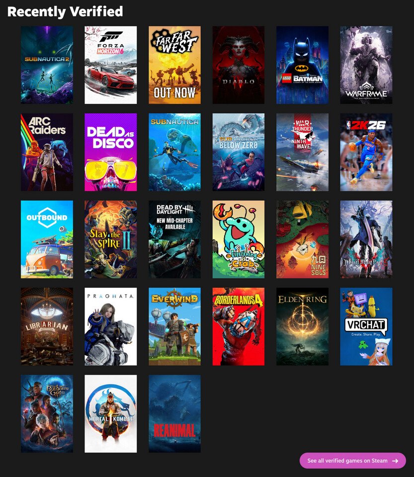 Subnautica 2 and Forza Horizon 6 Get Steam Deck Verified Status Ahead of Launch