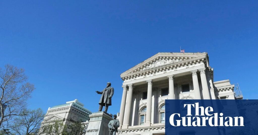 Trump-backed Republicans win big in Indiana primaries in coup for president | US news
