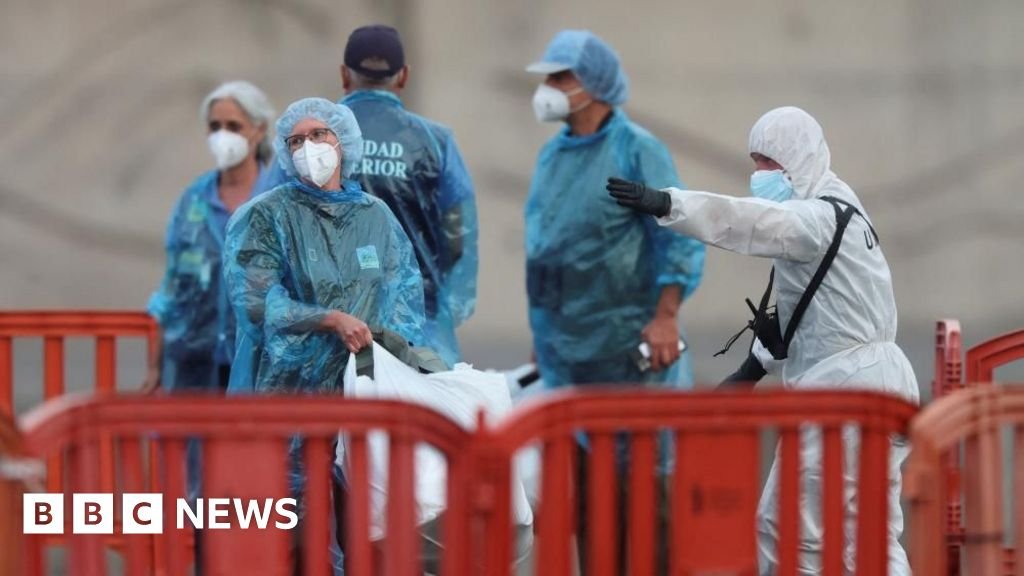 US and French nationals test positive for hantavirus after leaving ship