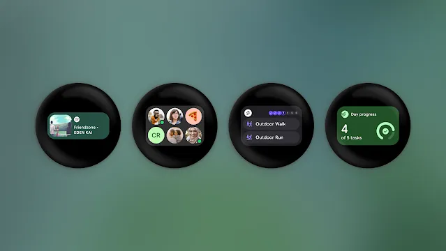Wear OS 7 - Widgets