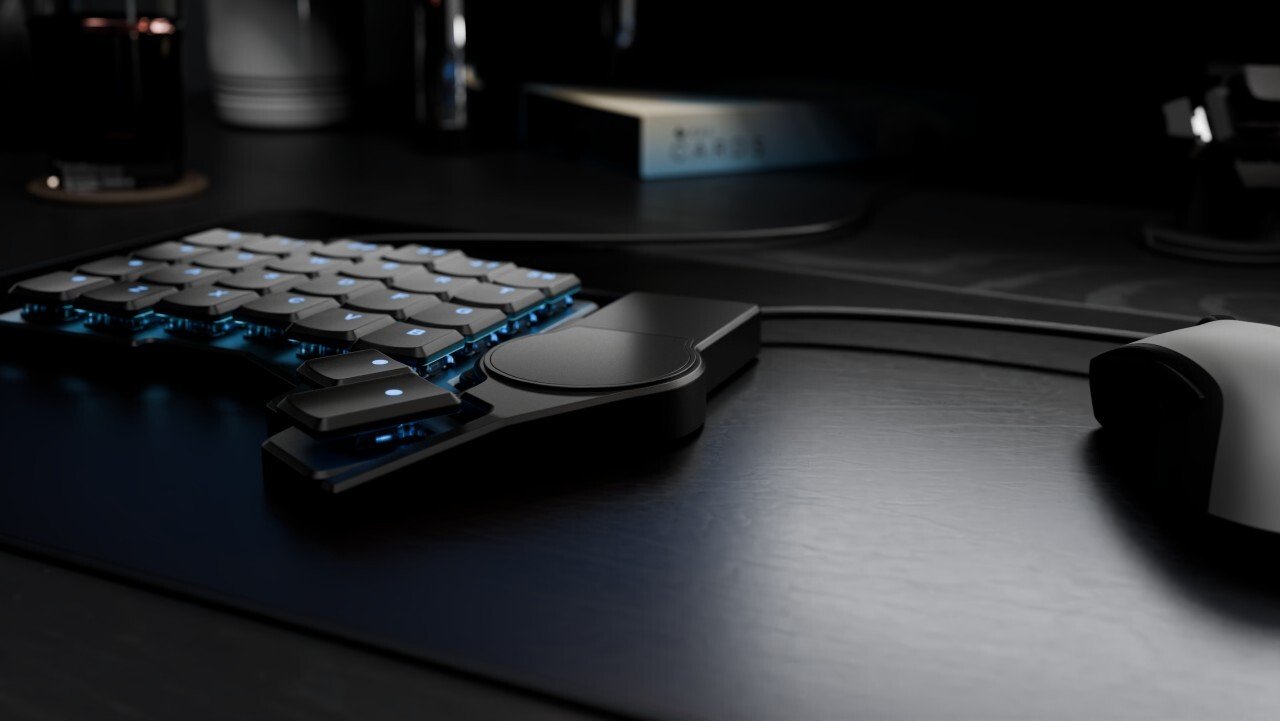 ZSA Launches Navigator Trackpad Add-On for Voyager Split Ergonomic Keyboard