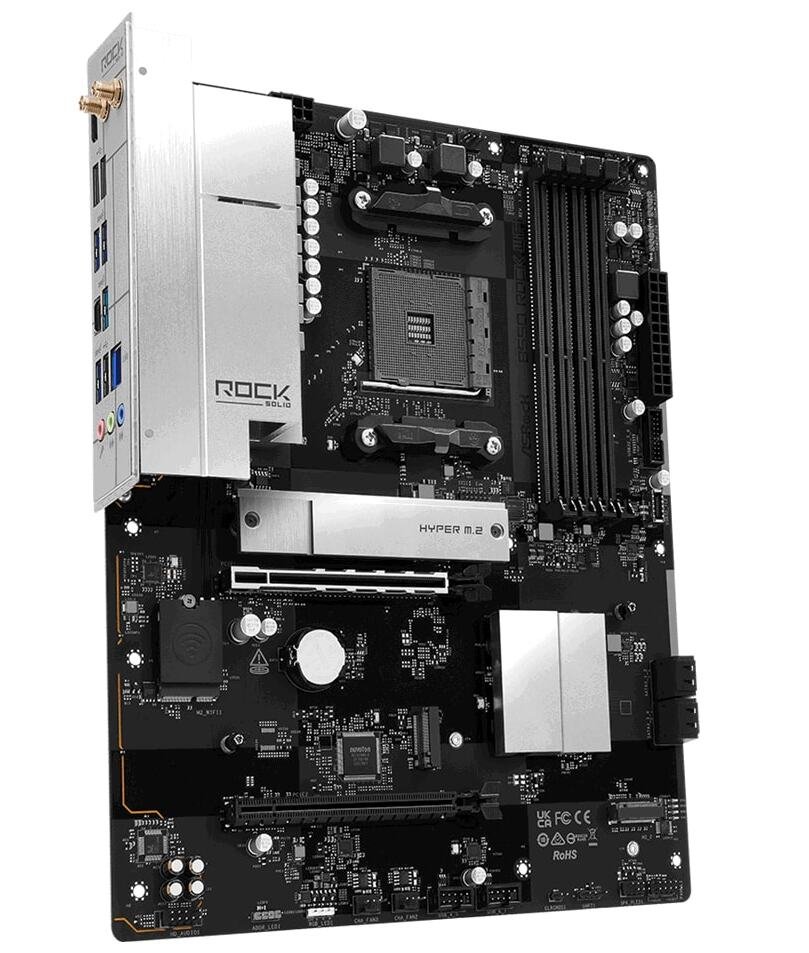 ASRock Intros B550 Rock WiFi Socket AM4 Motherboard