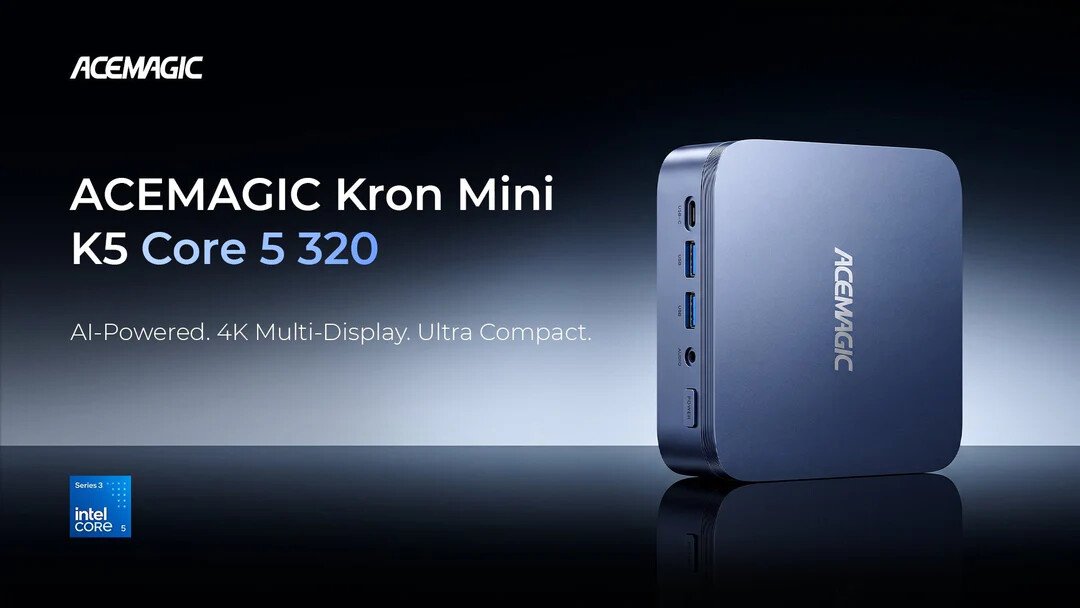 AceMagic Intros Kron Mini K5 Mini PC Powered by Intel "Wildcat Lake" Processor