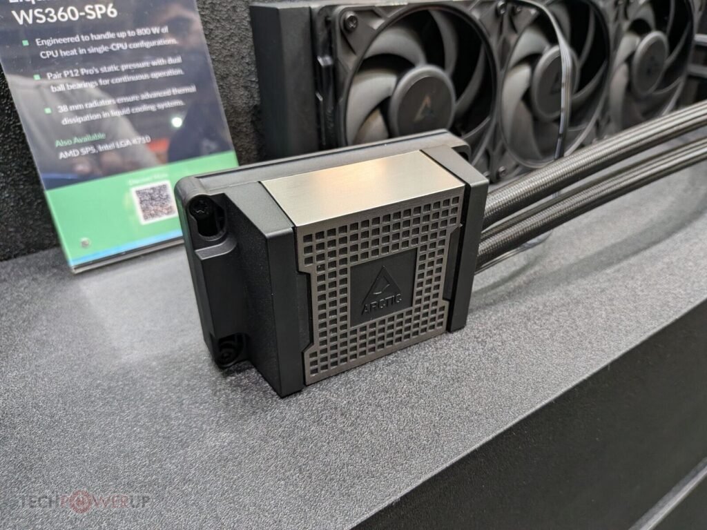 Arctic Showcases Liquid Freezer Series AIO CLCs for Large CPU Sockets