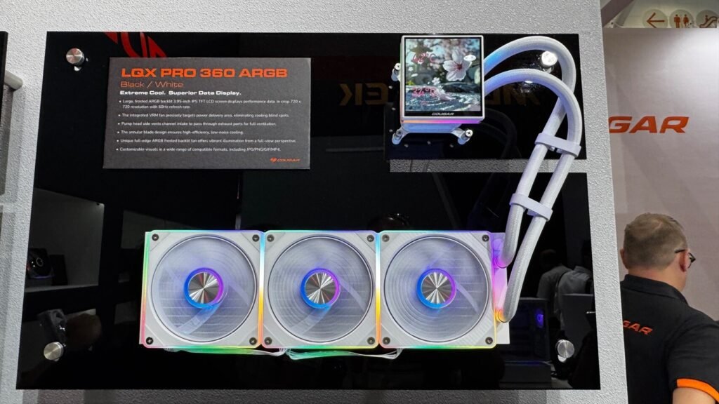 Cougar Also Shows New AIO Liquid Coolers at Computex 2026